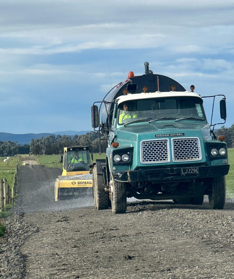 Road compaction Canterbury